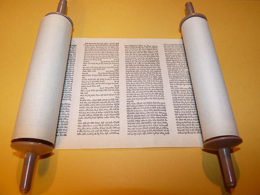 bible torah font scroll