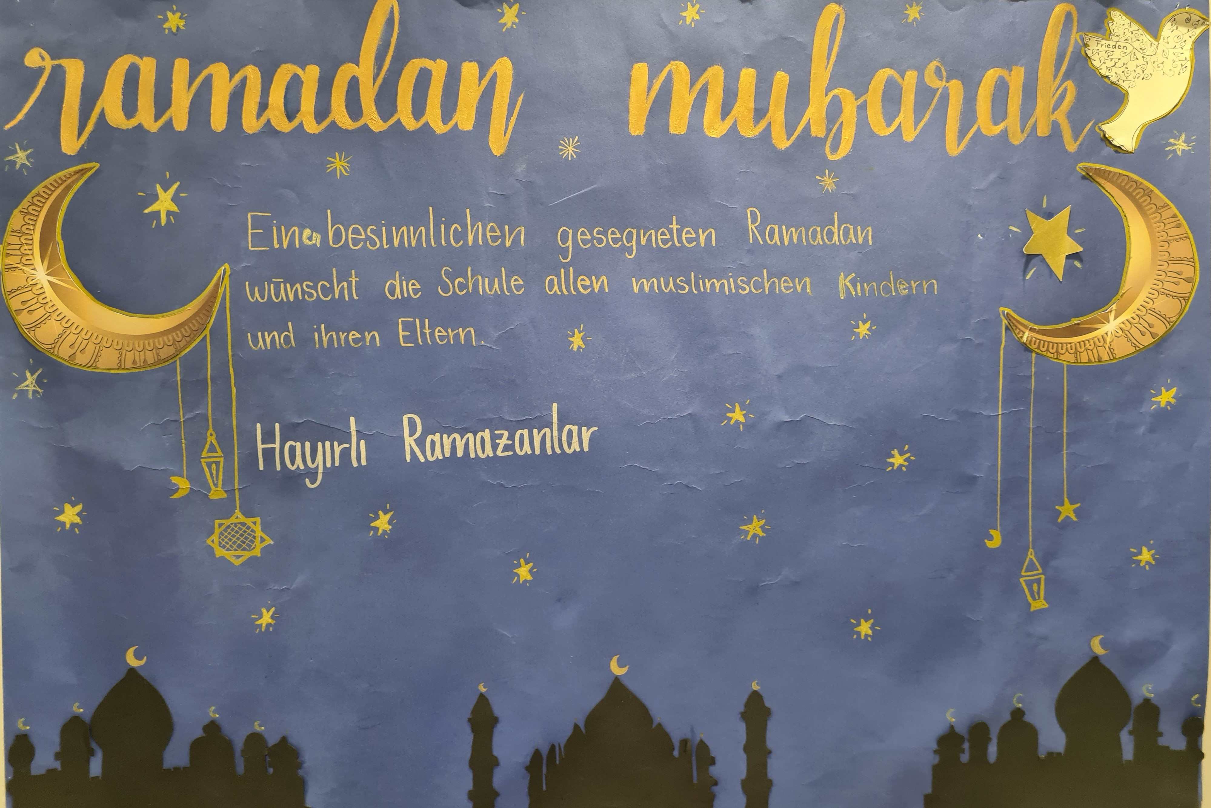 Plakat Grußwort Ramadan klein