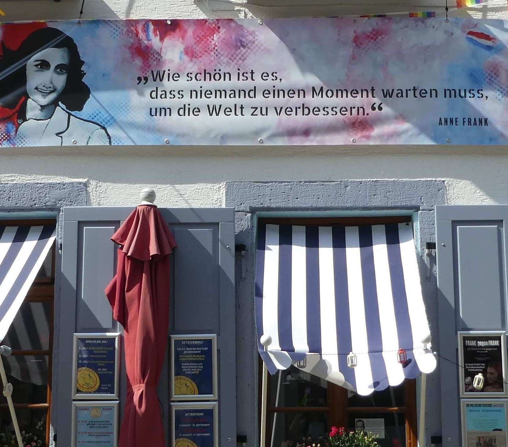 Spruch Anne Frank Homepage
